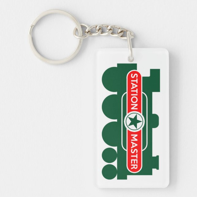 Station Master, Train Key Ring (Front)