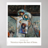 Station Six: Veronica wipes the face of Jesus.