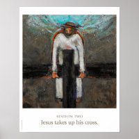 Station Two: Jesus takes up his cross.