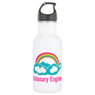 Stationary Engineer Cloud Rainbow 532 Ml Water Bottle