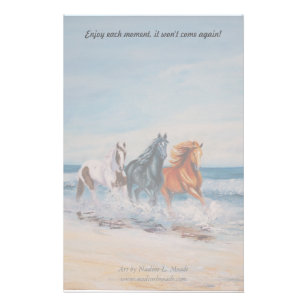 Stationary, Horses in the Surf Stationery