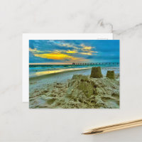 stationary, Sand Castles On The Beach