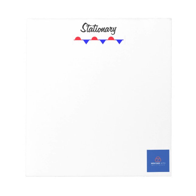 "Stationary" Stationary Notepad (Front)