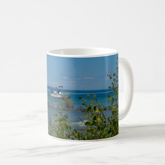 Stationed At Mackinac Coffee Mug (Front Right)
