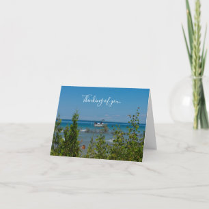 Stationed At Mackinac Thinking Of You Card