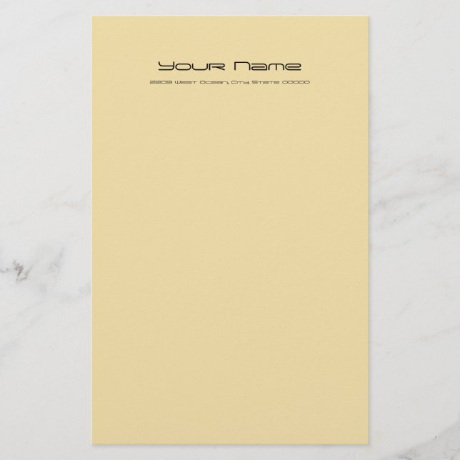 Stationery Basic Paper/ Gold Colour (Front)