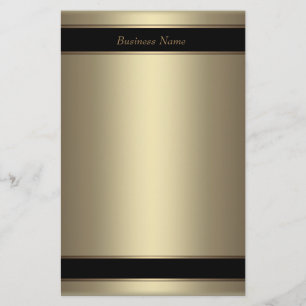 Stationery Beige Metal Black Bronze