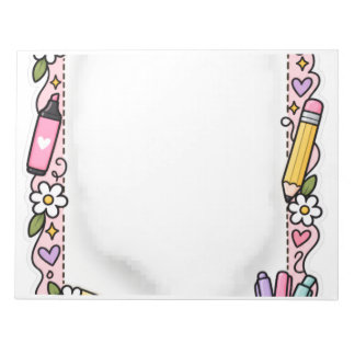 Stationery Border Notepad