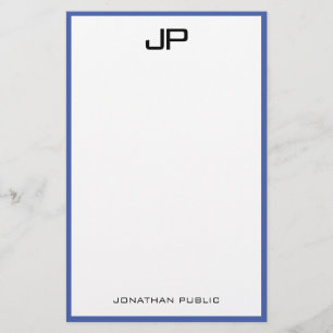 Stationery Handwritten Monogram Simple Template