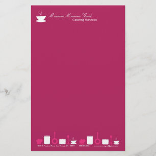 Stationery - Hot Pink Culinary Food Catering