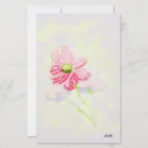 Stationery : Iris Flower