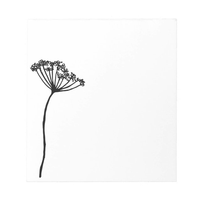 Stationery & Notepads Minimalist Botanical Floral (Front)