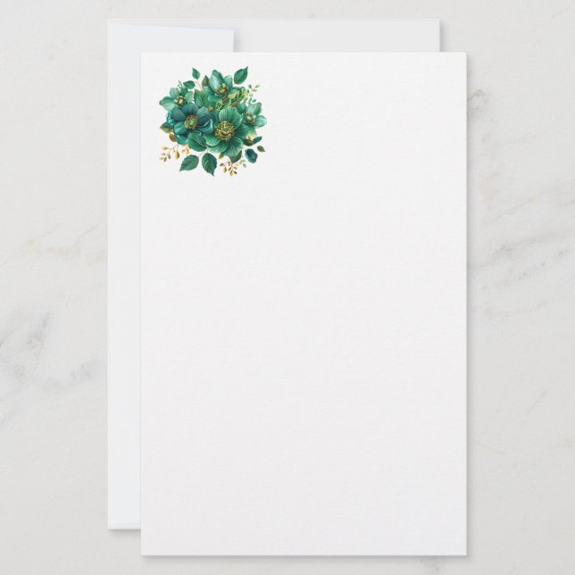 Stationery Paper-Floral (Front)