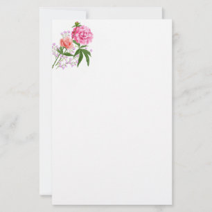 Stationery Paper-Floral