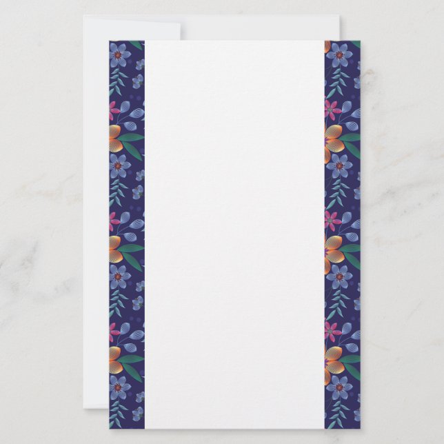 Stationery Paper-Floral (Front)
