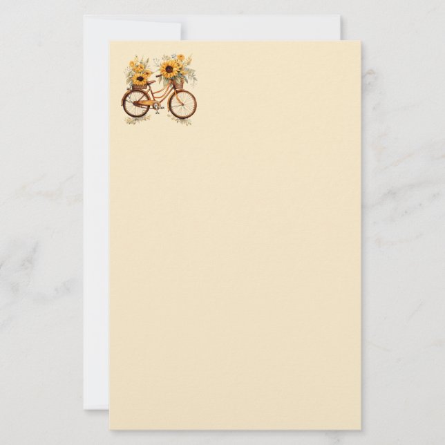 Stationery Paper-Sunflowers (Front)