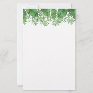 Stationery Paper-Tropical Palms
