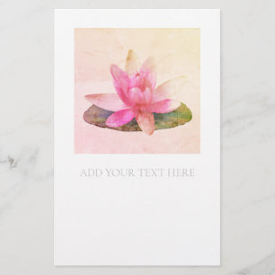 STATIONERY : PINK LOTUS