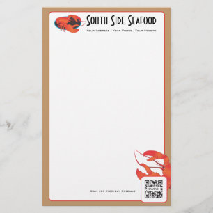 Stationery Template Seafood Restaurant