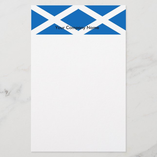 Stationery with Flag of Scotland (Front)