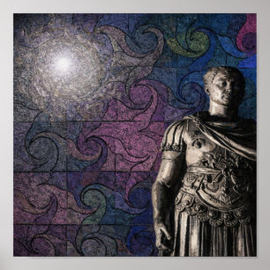 Stations of the Cross: Pilate Tries Jesus Poster