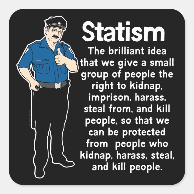 Statism Sticker (Front)