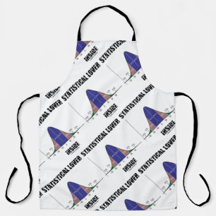 Statistical Lover Inside Bell Curve Geek Humour Apron