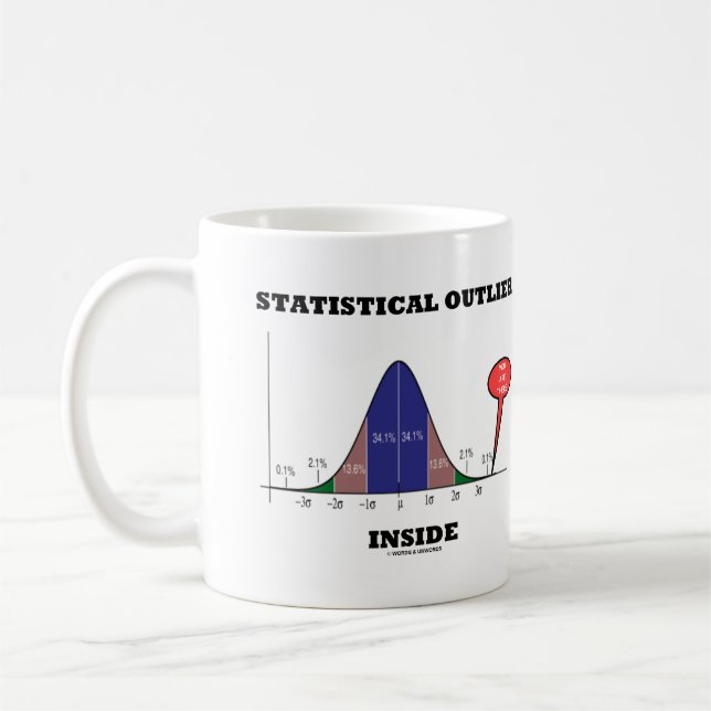 Statistical Outlier Inside You Are There Humour Coffee Mug (Left)