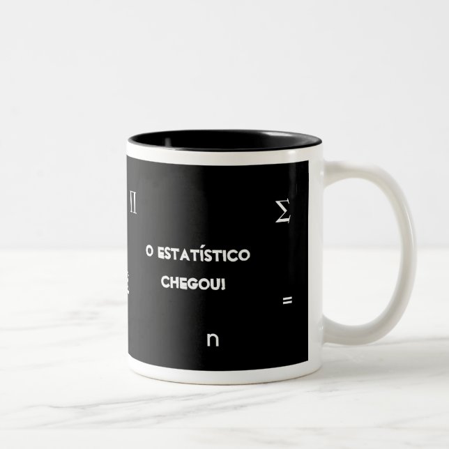 Statistical Two-Tone Coffee Mug (Right)