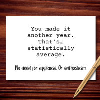 Statistically Average Birthday