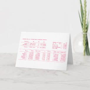 (statistically) significant other valentine nerdy holiday card