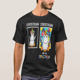 Statistician People With Autism Puzzle Unicorn Neu T-Shirt