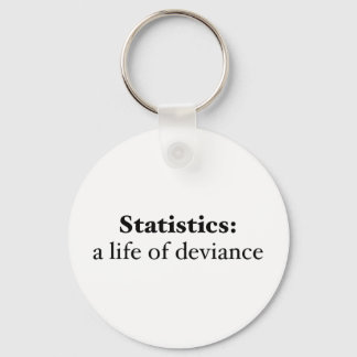 Statistics: a life of deviance key ring