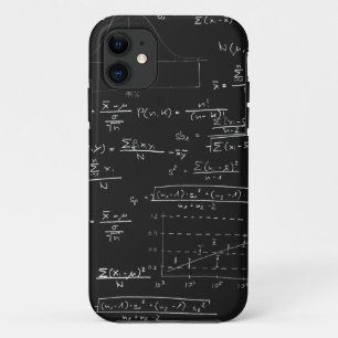 Statistics blackboard iPhone 11 case
