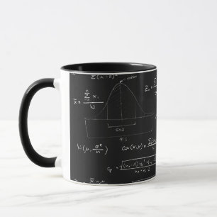 Statistics blackboard mug