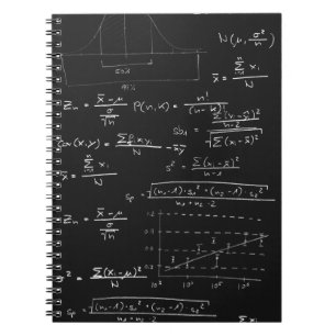Statistics blackboard notebook