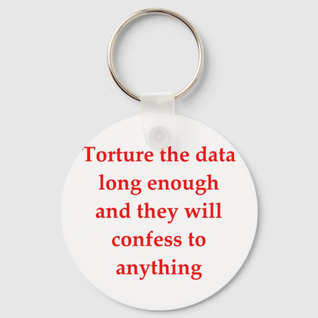 statistics key ring (Front)