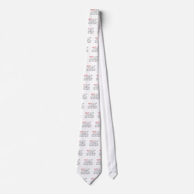 Statistics Made Up Tie (Front)