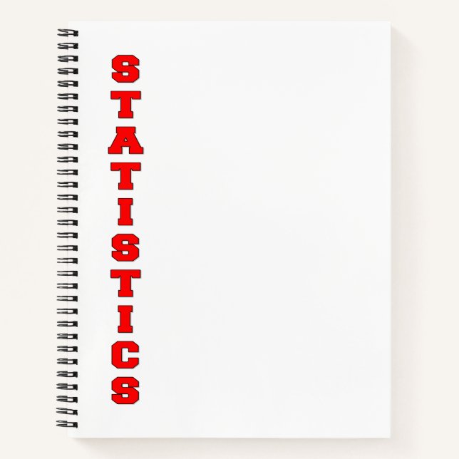 Statistics Notebook (Front)
