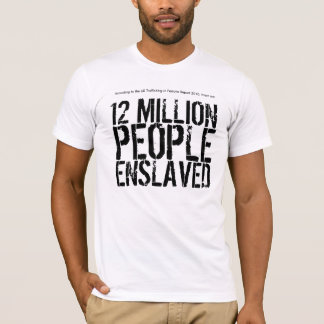 Statistics of Slavery t-shirt (men)