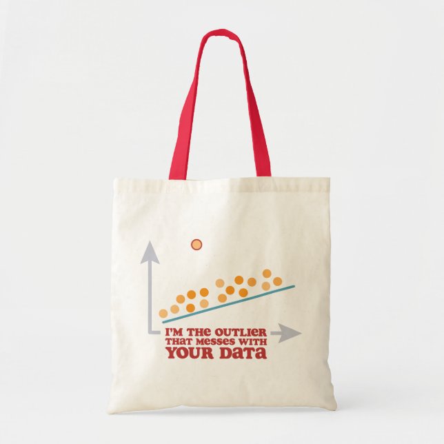 Statistics Outlier Tote Bag (Front)