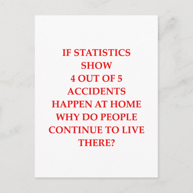 statistics postcard (Front)