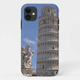 Statue and leaning Tower of Pisa iPhone 11 Case