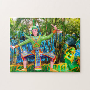 Statue Artwork Singapore. Jigsaw Puzzle