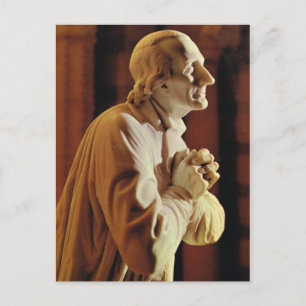 Statue de Cure d'Ars Postcard