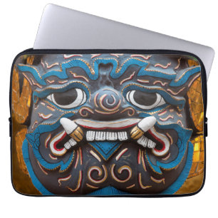 Statue Face at the Grand Palace Laptop Sleeve