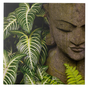 Statue in a Garden Location Information: Chiang Ma Ceramic Tile