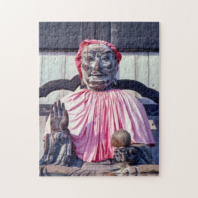 Statue in Nara Todai-ji temple - Japan, Asia Jigsaw Puzzle (Vertical)