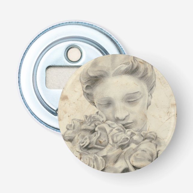 Statue in the Garden I Bottle Opener (Front)