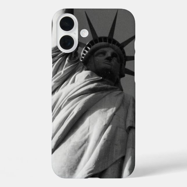 statue liberty grey Case-Mate iPhone case (Back)
